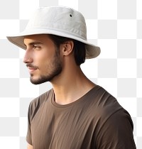 PNG Blank hat mockup fashion adult men.