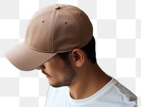 PNG Blank cap mockup fashion adult man.