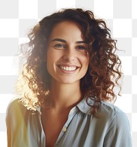 PNG  Women wearing casual clothes smiling adult smile hairstyle. AI generated Image by rawpixel.