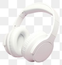 PNG White blank headphone mockup mockup headphones headset electronics.