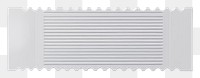 PNG Blank white movie ticket mockup radiator pattern grille.