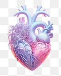 PNG Human heart illuminated creativity graphics.