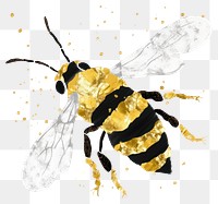 PNG  Bee ripped paper animal insect hornet.
