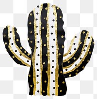 PNG  Cactus ripped paper plant white background clothing.