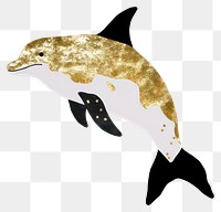 PNG  Dolphin ripped paper animal mammal shark.