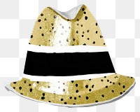 PNG  Hat ripped paper sombrero white background celebration.