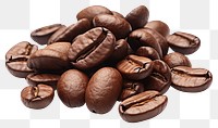 PNG  Coffee beans chocolate freshness abundance.