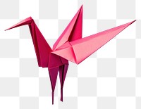 PNG  Origami animal paper bird.