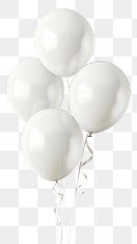 PNG Balloon mockup white celebration anniversary.