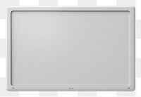 PNG Tv mockup white gray electricity.