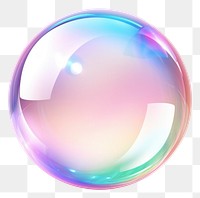 PNG Icon iridescent bubble sphere white background.