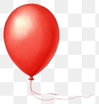 PNG  Balloon red anniversary celebration.