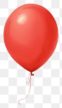 PNG  Balloon red anniversary celebration.