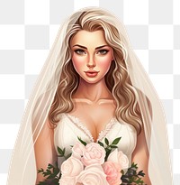 PNG Clipart bride illustration fashion wedding flower.