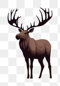 PNG Cute background antler animal mammal. AI generated Image by rawpixel.