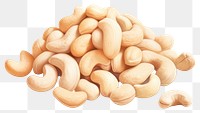 PNG  Cashew milk food pill nut.