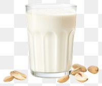 PNG  Cashew milk dairy drink food.