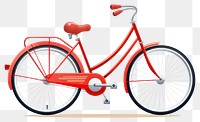 PNG Red bicycle vehicle wheel 