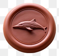 PNG  Dolphin Seal Wax Stamp wildlife circle animal.