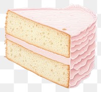 PNG  Chiffon cake dessert icing food.