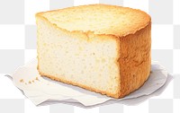 PNG Chiffon cake bread food 