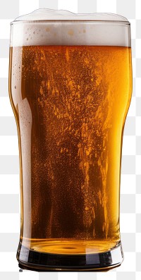 PNG Beer drink lager glass.