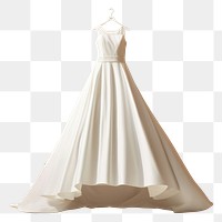 PNG  White wedding dress fashion gown celebration. 