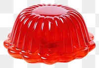 PNG Red jelly food white background lighting. 