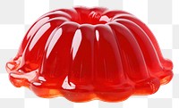 PNG Red jelly food white background freshness. AI generated Image by rawpixel.