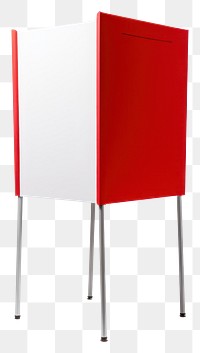 PNG Election booth furniture chair white background.