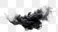 PNG Ink clouds white smoke white background. AI generated Image by rawpixel.