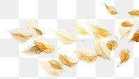 PNG Ink gold leaves backgrounds plant leaf. AI generated Image by rawpixel.