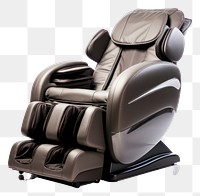 PNG Massage chair white background technology relaxation.
