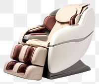 PNG Massage chair white background relaxation furniture.
