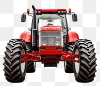 PNG  Modern red tractor vehicle wheel white background.
