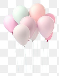 PNG Pastel background balloon anniversary celebration