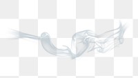 Smoke png background texture, in abstract design
