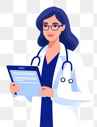 PNG  Healthcare doctor female adult. AI generated Image by rawpixel.