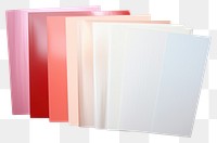 PNG A4 Colored Paper set paper white background letterbox.