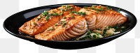 PNG  Seafood dish seafood salmon meat. AI generated Image by rawpixel.