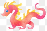 PNG  Chinese dragon animal white background representation. AI generated Image by rawpixel.
