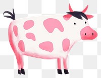 PNG  Cow livestock mammal animal. AI generated Image by rawpixel.