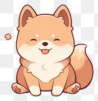 PNG Shiba inu cartoon mammal animal.