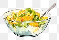 PNG  Salad plate bowl food.