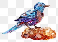 PNG Bird bird gemstone crystal.