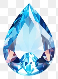 PNG Water drop gemstone crystal jewelry.