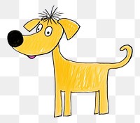 PNG  Dog terrier cartoon animal. AI generated Image by rawpixel.