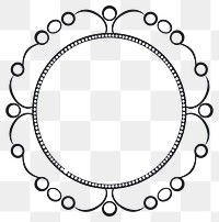 PNG  Circle shape line dishware.