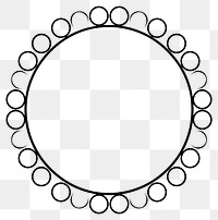 PNG  Circle shape line monochrome.