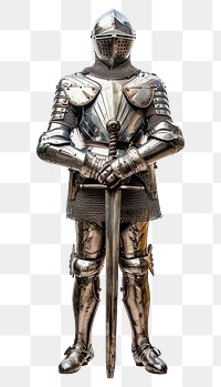 PNG Knight in shining armor helmet sword adult.